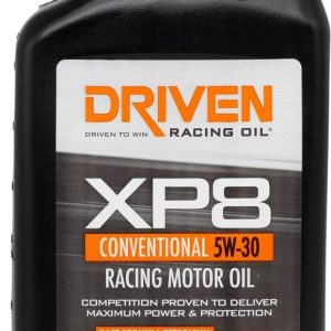 Driven Race Oil, XP8 Series, SAE 5W-30, Conventional, 1 Quart Bottle, Single – 01906
