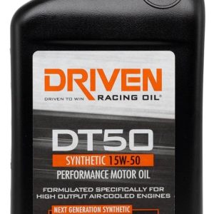 Driven Race Oil, DT50, SAE 15W-50, Synthetic, 1 Quart Bottle, Single – 02806