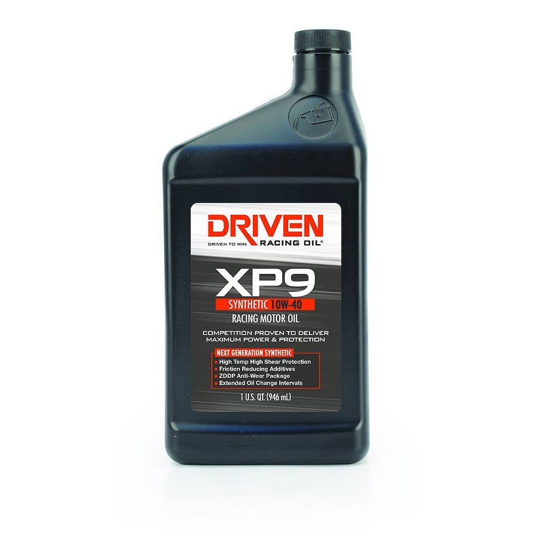 Driven Race Oil, XP9, SAE 10W40, Synthetic, 1 Quart Bottle, Single, Race Oil – 03206