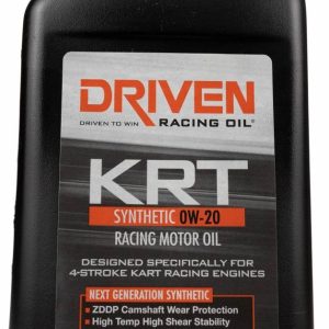 Driven Race Oil, 4 Stroke Karting (krt), SAE 0W-20, Synthetic, 1 Quart Bottle, Single, Kart Racing Oil – 03406