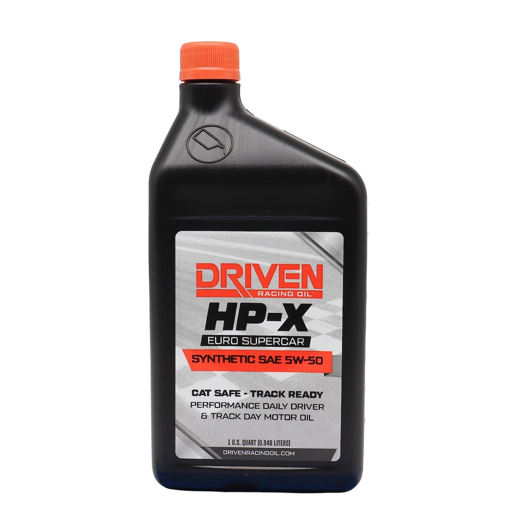 Driven Race Oil, Hp-X Series, SAE 5W-50, Synthetic, 1 Quart Bottle, Single – 17506