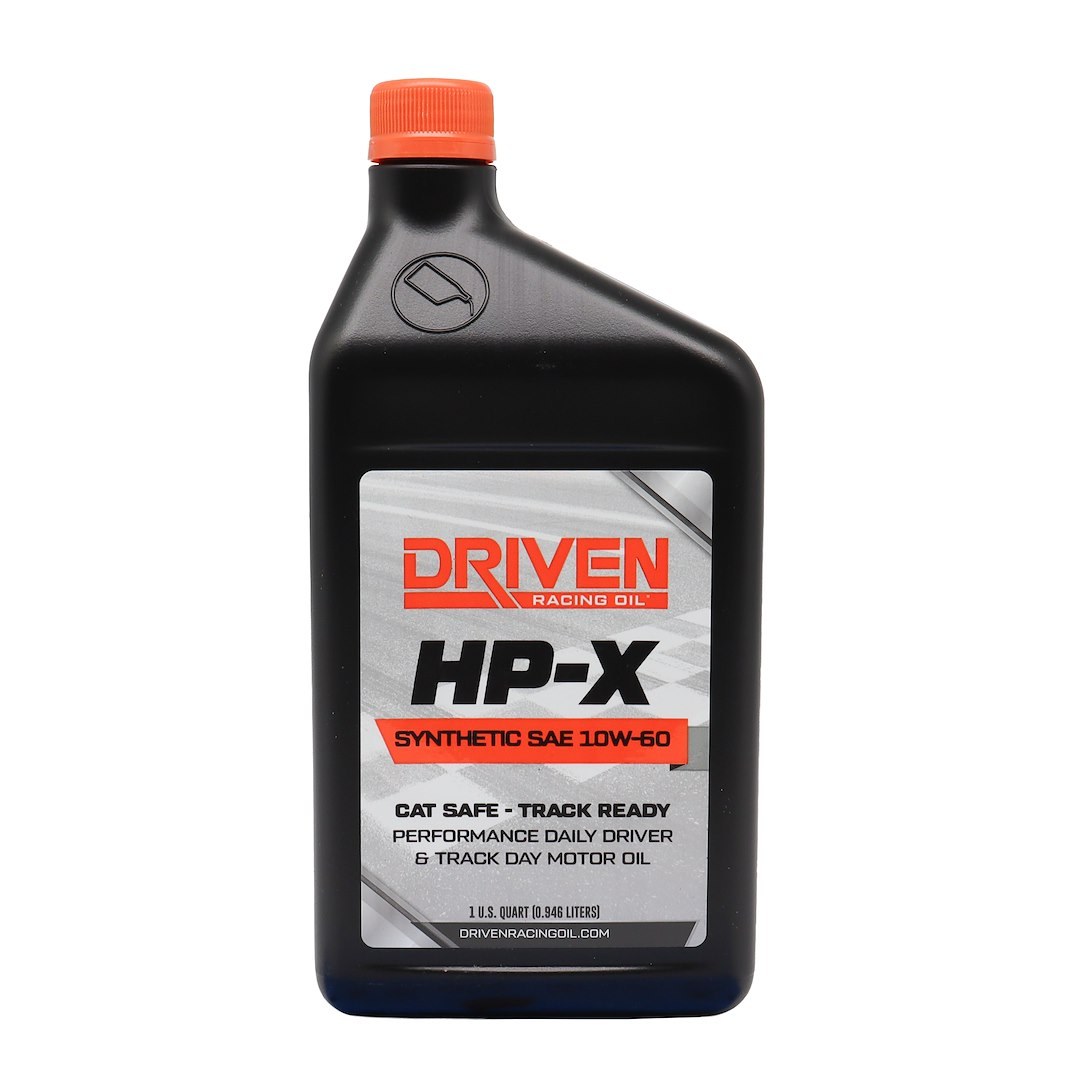 Driven Race Oil, Hp-X Series, SAE 10W-60, Synthetic, 1 Quart Bottle, Single – 17606