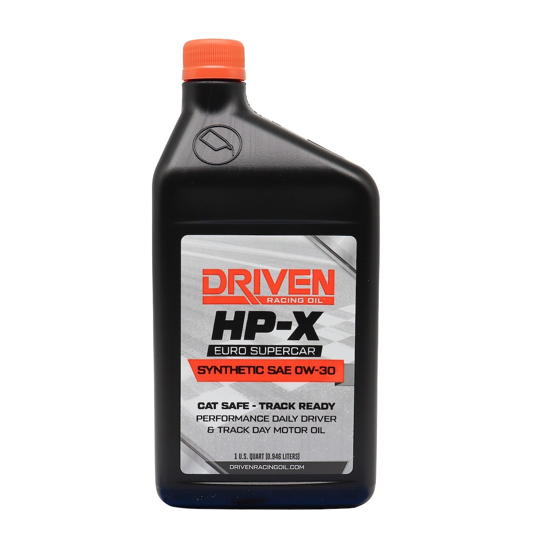 Driven Race Oil, Hp-X Euro, SAE 0W-30, Synthetic, 1 Quart Bottle, Single – 23306