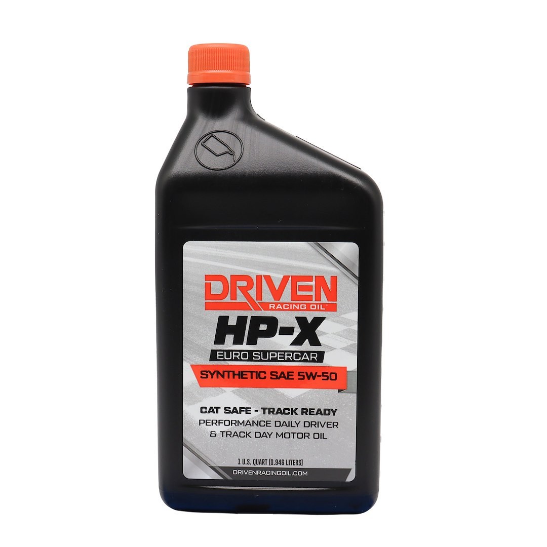 Driven Race Oil, Hp-X Euro, SAE 5W-50, Synthetic, 1 Quart Bottle, Single – 23506