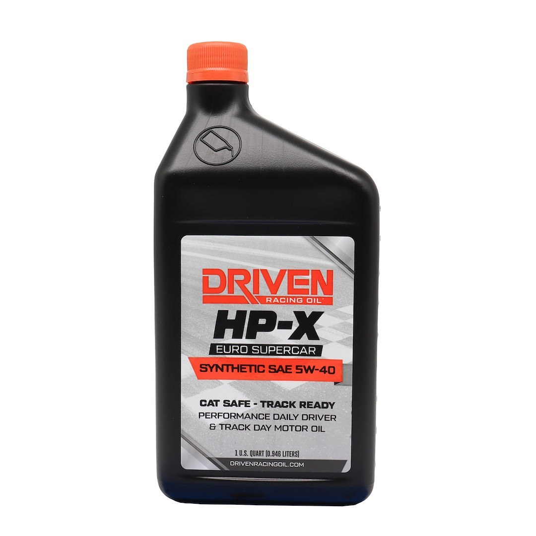 Driven Race Oil, Hp-X Euro, SAE 5W-40, Synthetic, 1 Quart Bottle, Single – 23546