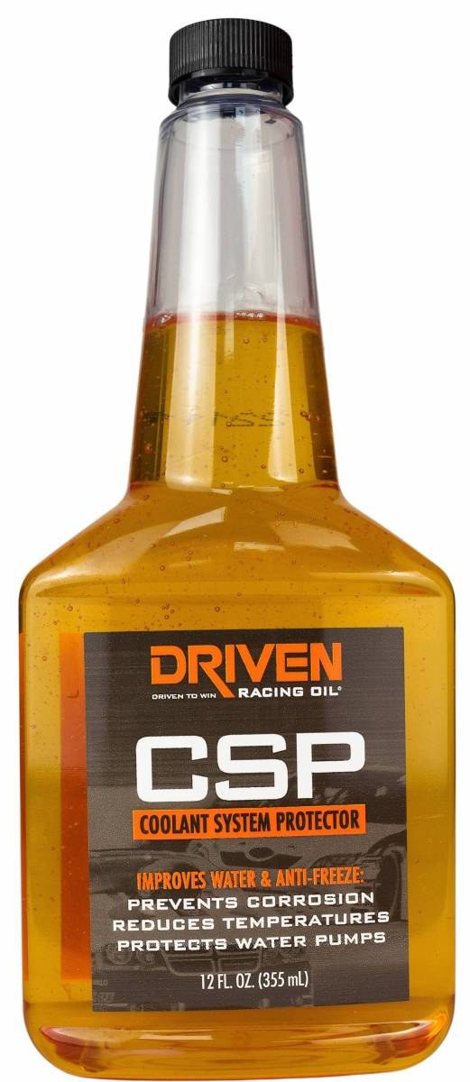 Driven Race Coolant Additive, Used with Anti-Freeze and Water, Racing, 12 Ounce Bottle, Single – 50030