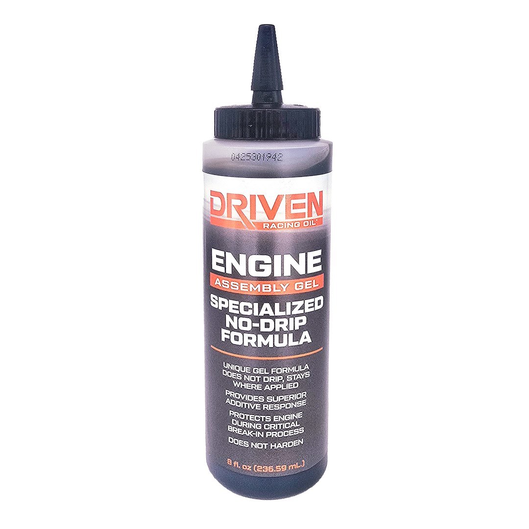 Driven Race Assembly Lube, Used for Cam Installs/ Engine Rebuilds/ Tear Downs, Dissolves IN Oil, Single, 8 Ounce Squeeze Bottle – 77000
