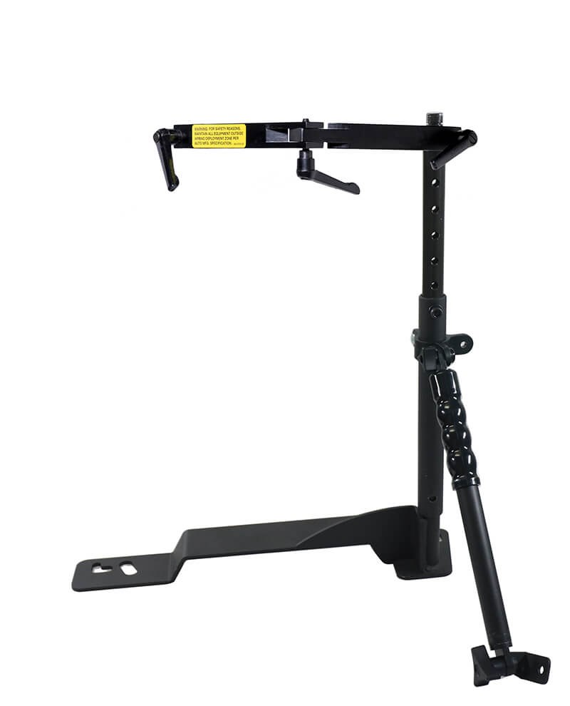 Jotto Cargo Laptop Mount, Jotto Desk ®, Floor Mount, Pivoting, 21 to 25 Inch Adjustable Height, Black – 425-5046