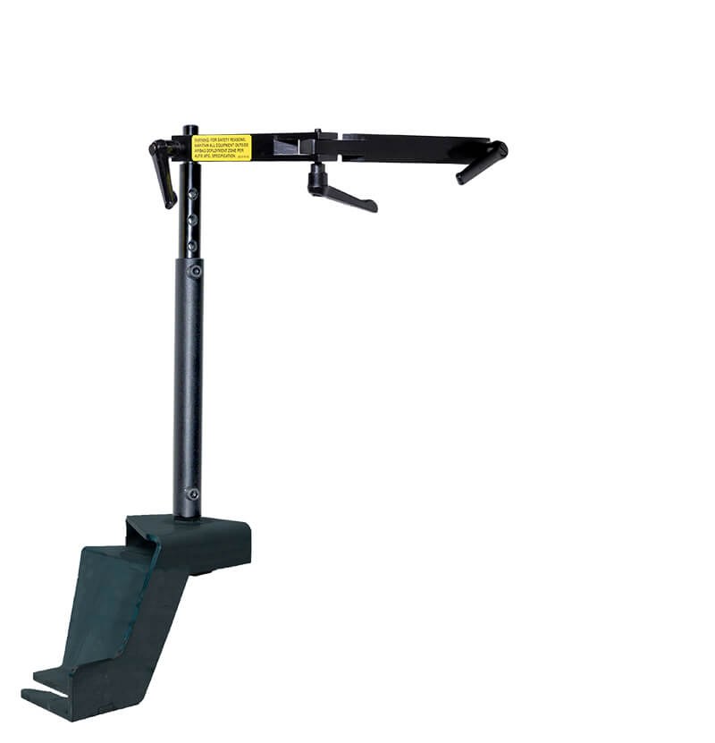 Jotto Cargo Laptop Mount, Jotto Desk ®, Floor Mount, Pivoting, 22-1/2 to 27 Inch Adjustable Height, Black – 425-5626