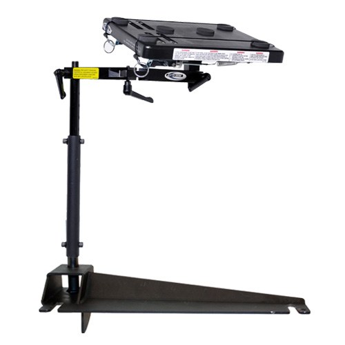 Jotto Cargo Laptop Mount, Jotto Desk ®, Floor Mount, Pivoting, Adjustable Height, Black – 425-5652/5215