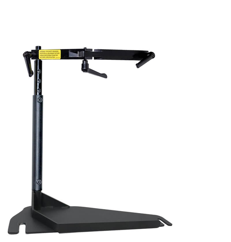 Jotto Cargo Laptop Mount, Jotto Desk ®, Floor Mount, Pivoting, 19.43 Inch to 24.43 Inch Adjustable Height, Black – 425-5691