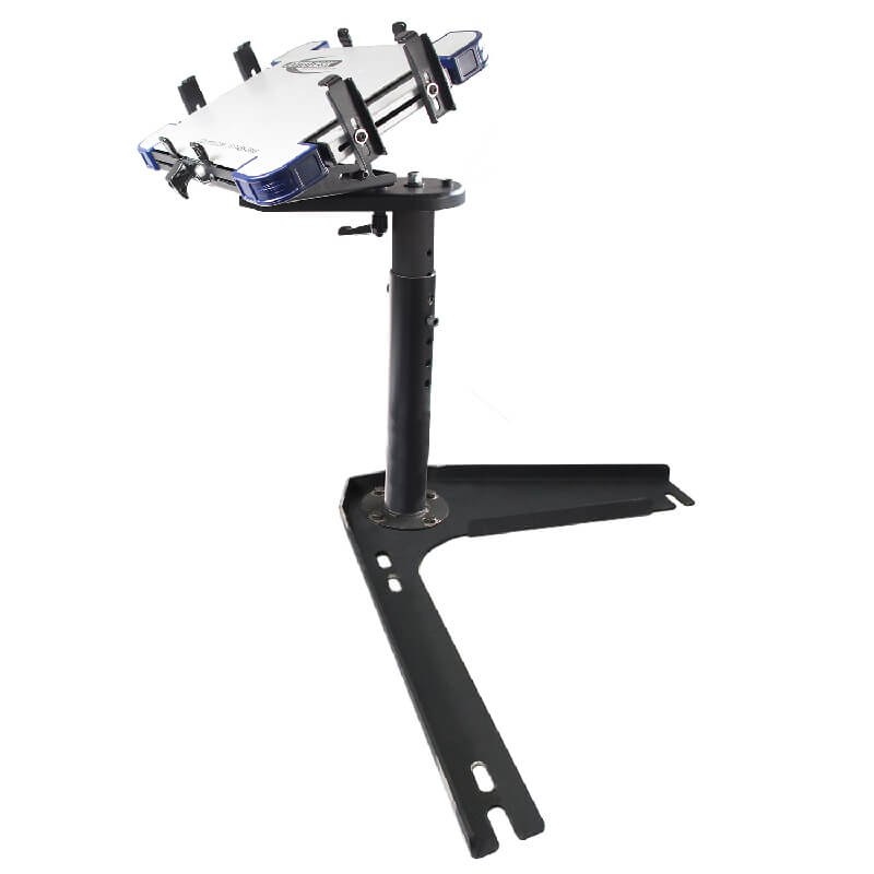 Jotto Cargo Laptop Mount, Jotto Desk ®, Floor Mount, Pivoting, Adjustable, Black, Steel, No Drill – 425-5693
