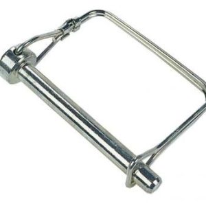 JR Products Trailer Coupler Safety Pin Clip, 5/16 Inch Diameter, 2-1/2 Inch Usable Length, Zinc Plated, Steel, With Snap Lock Bail – 01051