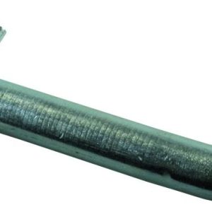 JR Products Trailer Hitch Pin, Bent Pin, 5/8 Inch Diameter, 2-7/8 Inch Usable Length, For Use with Class III Hitches, With Clip, Chrome Plated – 01074