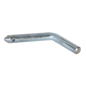 JR Products Trailer Hitch Pin, Bent Pin, 1/2 Inch Diameter, 2-3/8 Inch Usable Length, For Use with Class I/ II Hitches, Chrome Plated, Steel – 01124