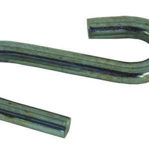 JR Products Trailer Safety Chain Hook, S-Hook, Use to Fit Safety Chains Up to 7/16 Inch, Zinc Plated, Steel, Bulk – 01151