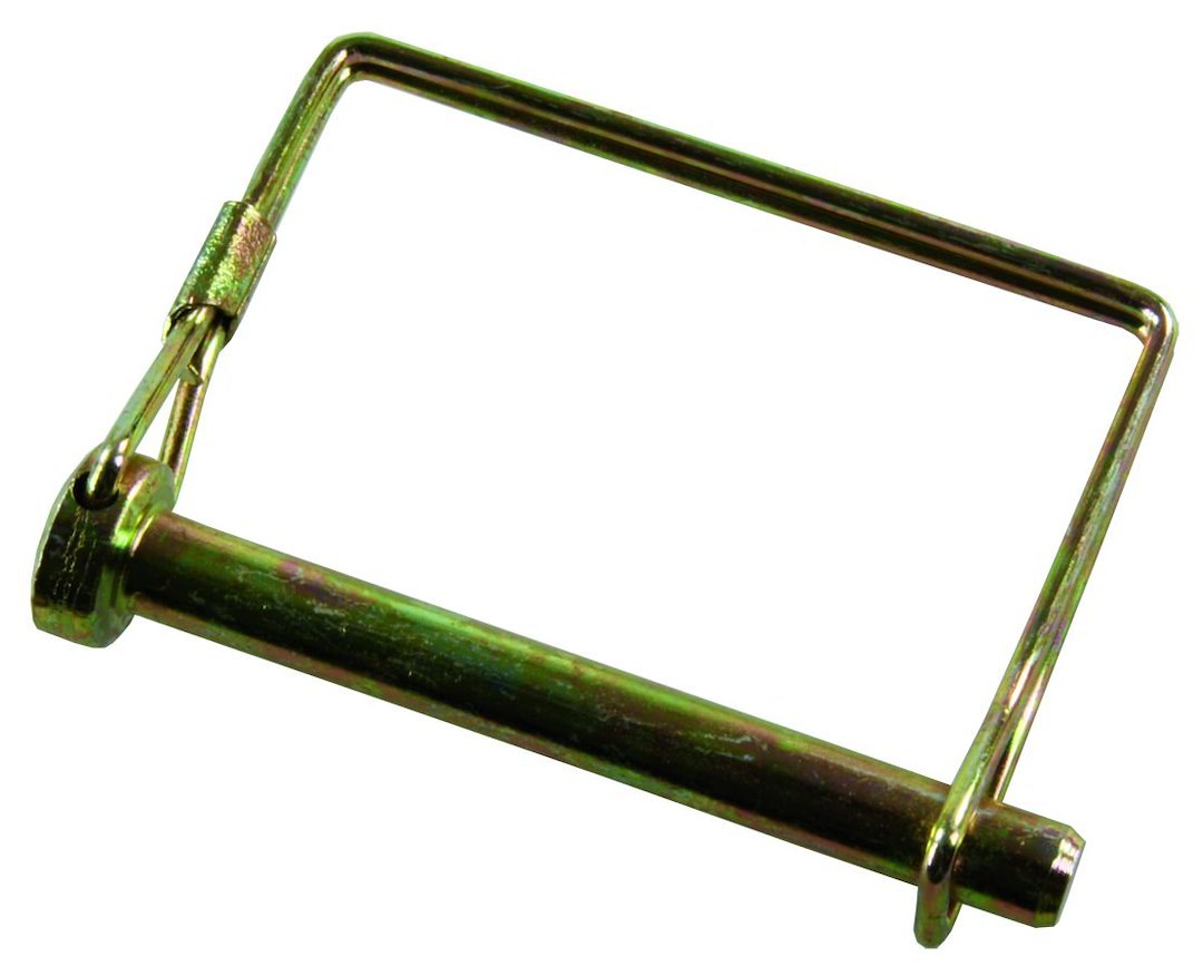 JR Products Trailer Coupler Safety Pin Clip, 5/16 Inch Diameter X 2-9/16 Inch Usable Length, With Snap Lock Bail Lock, Zinc Plated, Steel – 01244