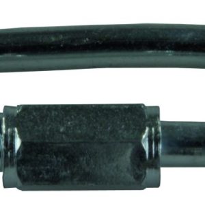 JR Products Trailer Safety Chain Quick Link, D Type, 3/16 Inch Diameter, Zinc Plated, Steel, Set of 2 – 01305