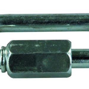 JR Products Trailer Safety Chain Quick Link, D Type, 1/4 Inch Diameter, Zinc Plated, Steel, Set of 2 – 01315