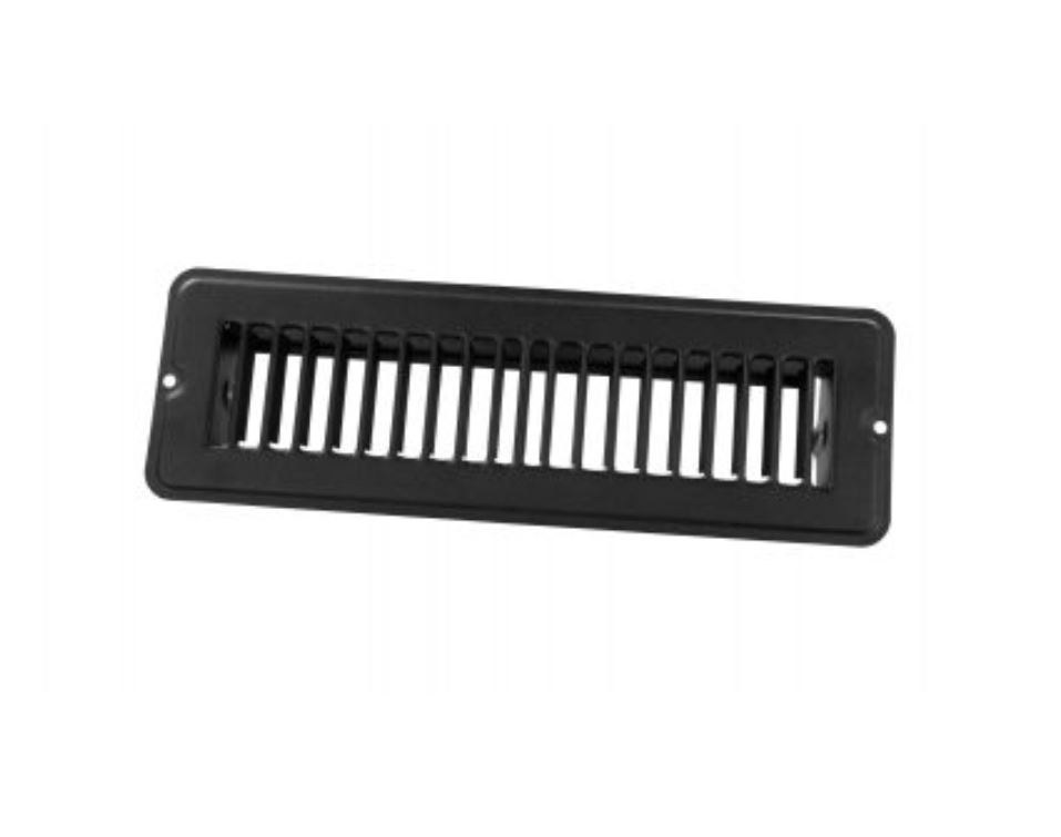 JR Products Heating/ Cooling Register, Floor Mount, Rectangular, 2 Inch Width X 10 Inch Length – 02-29145