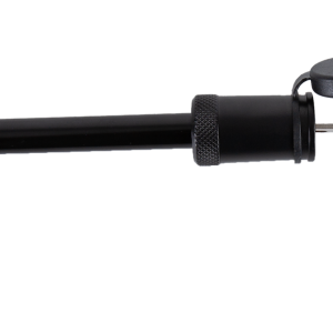 JR Products Trailer Hitch Pin, With Keyed Lock, 2 Keys, 1/2 Inch Diameter, 2-3/4 Inch Useable Length, Single, Black – 03-15015