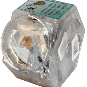 JR Products Point of Purchase Display, Pack of 2 Hatch Keys, Hex Counter Display, Pack of 75 – 06-00751-D