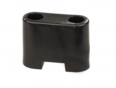 JR Products Door Stop Bumper, For T Style Door Holder, 1-5/8 Inch Width X 1-1/4 Inch Height X 5/8 Inch Depth, Rubber, Black – 06-11815