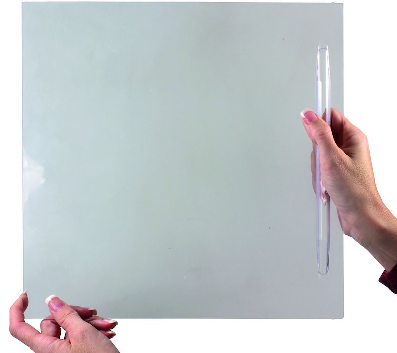 JR Products Screen Door Slide, With Door Slide Only, 12 Inch Wide, Clear – 11195