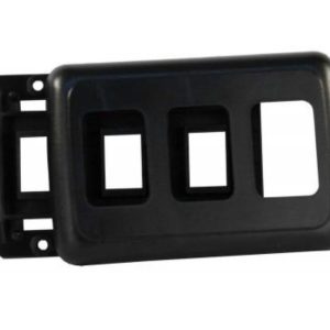 JR Products Multi Purpose Switch Faceplate, For Use with Jr Products Switch Wall Spacer 13165 to 13245, Three Way, 1.625 Inch X 3.625 Inch – 12325