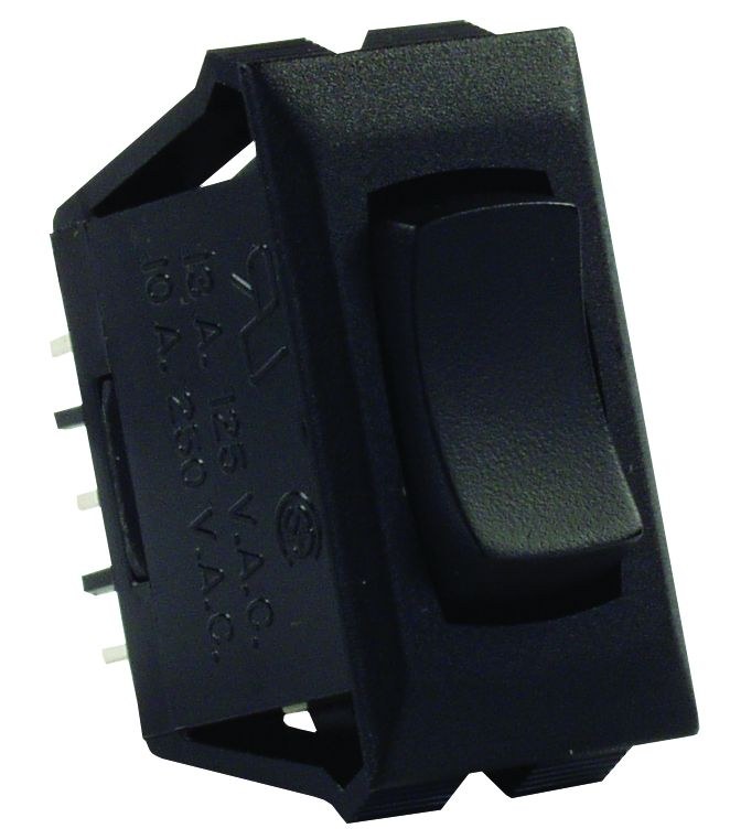 JR Products Multi Purpose Switch, 12 Volt, 13 Amp at 125 Volt AC/ 10 Amp at 250 Volt AC/ 5 Amp at 14 Volt DC, Single Pole Double Throw (spdt) – 12675