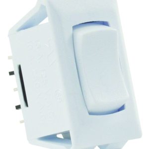 JR Products Multi Purpose Switch, 12 Volt, 13 Amp at 125 Volt AC/ 10 Amp at 250 Volt AC/ 5 Amp at 14 Volt DC, Single Pole Double Throw (spdt) – 12695