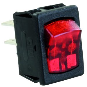 JR Products Multi Purpose Switch, 12 Volt, 10 Amp at 125 Volt AC/ 6 Amp at 250 Volt AC/ 15 Amp at 12 Volt DC, Single Pole Single Throw (spst) – 12765