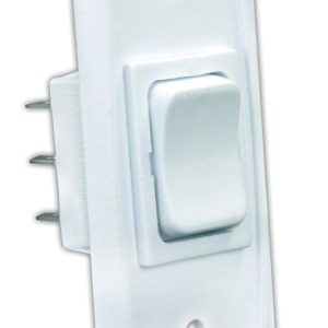 JR Products Multi Purpose Switch, 12 Volt, 20 Amp at 125 Volt AC/ 15 Amp at 250 Volt AC/ 40 Amp at 12 Volt DC, Double Pole Double Throw – 12835