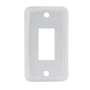 JR Products Multi Purpose Switch Faceplate, Single Switch Opening, 1.125 Inch X 0.550 Inch (switch Cutout) – 12841-5
