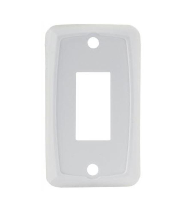 JR Products Multi Purpose Switch Faceplate, Single Switch Opening, 1.125 Inch X 0.550 Inch (switch Cutout) – 12845