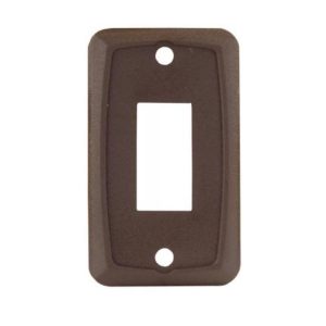 JR Products Multi Purpose Switch Faceplate, Single Switch Opening, 1.125 Inch X 0.550 Inch (switch Cutout) – 12865