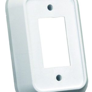 JR Products Switch Plate Cover, Single Switch Opening, 3/8 Inch Deep, White – 13485