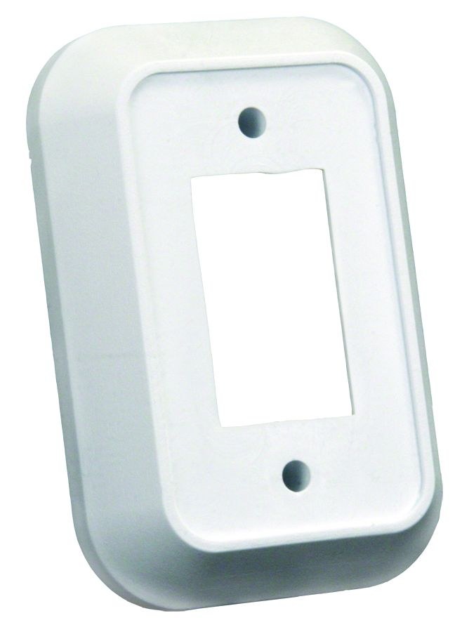 JR Products Switch Plate Cover, Single Switch Opening, 3/8 Inch Deep, White – 13485