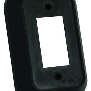 JR Products Switch Plate Cover, Single Switch Opening, 3/8 Inch Deep, Black – 13495