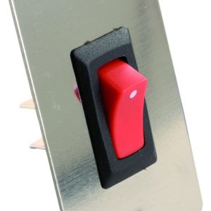 JR Products Multi Purpose Switch, 10 Amp at 250 Volt AC/ 15 Amp at 125 Volt AC, Single Pole Single Throw, Rocker – 13885
