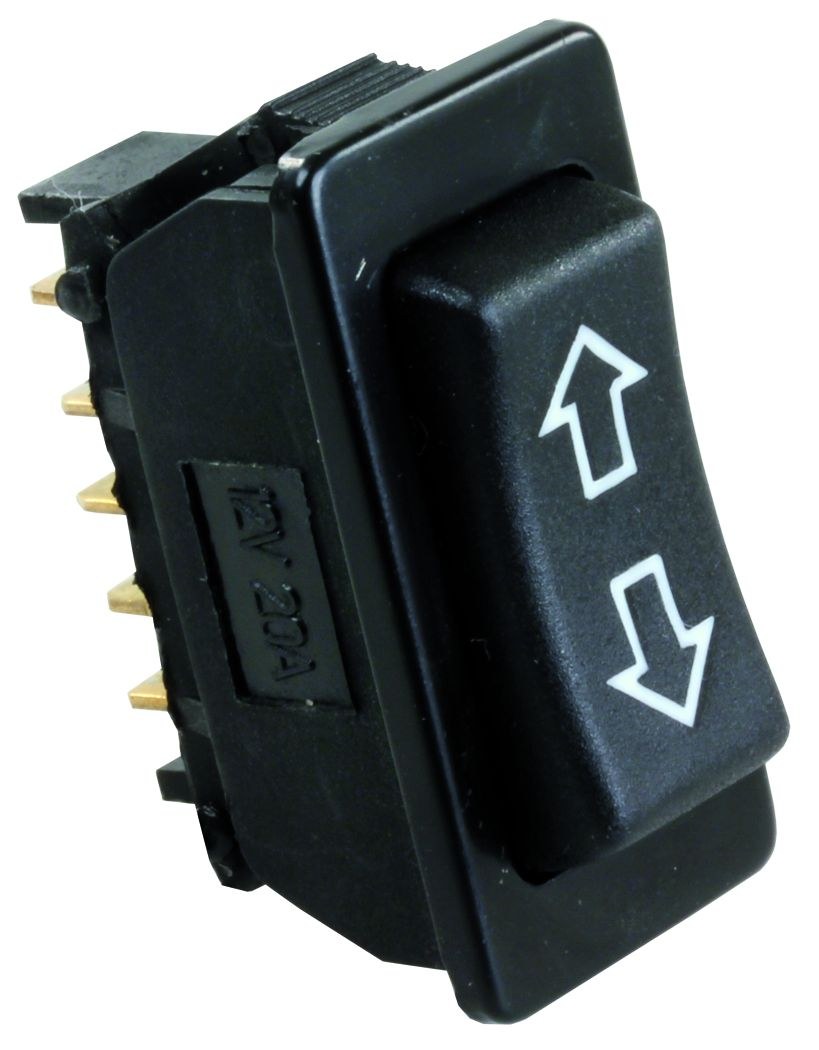 JR Products Multi Purpose Switch, 12 Volt, Use IN Recliners/ Beds and Various Furniture Applications, 120 Amp – 13955