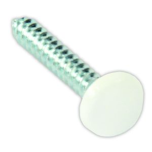 JR Products Screw, Kappet, Use to Give Decorative Appearance Where We Need to Use a Screw Down Application, #8 X 1 Inch Length – 20415