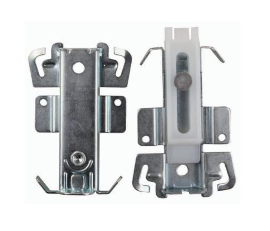 JR Products Interior Door Guide, Universal Factory Replacement, Use with Sliding Doors, Bottom Guide, For Wardrobe Doors, With Instruction – 20585
