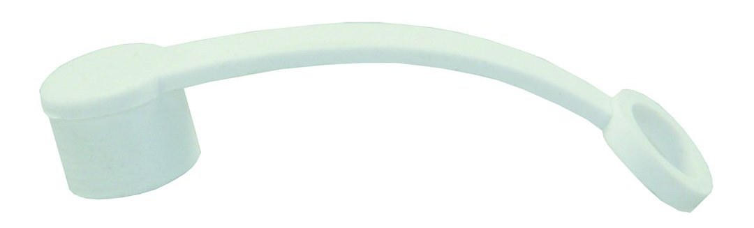 JR Products TV Cable Entry Plate Cap, Use with Square TV Cable Entry Plate Part Number 47795, Press-On, Single – 47805