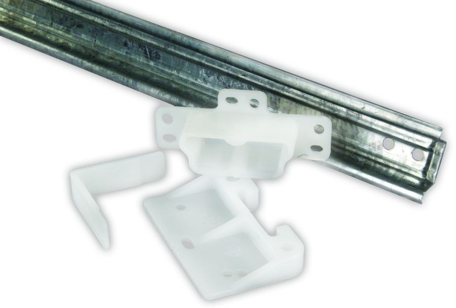 JR Products Drawer Slide, Universal, 22 Inch Length, With Mounting Screws, Single – 70995