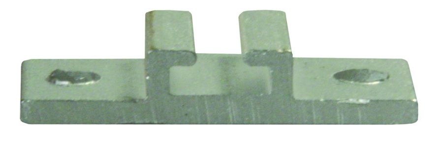 JR Products Window Curtain Track Mounting Bracket, Use to Mount Type B Window Curtain Ceiling Track, Silver, Set of 2 – 81185