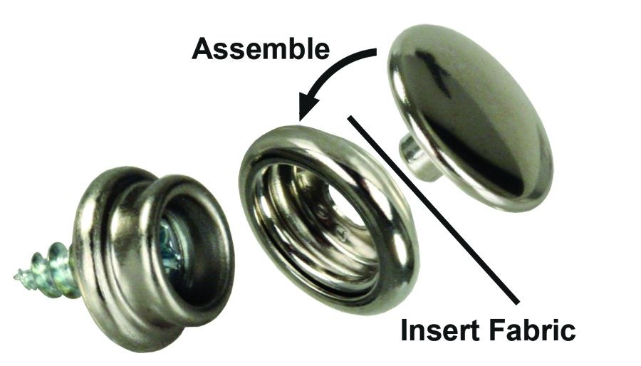 JR Products Snap Fastener Installation Kit – 81585