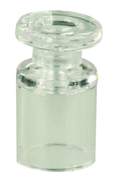JR Products Window Shade Cord Retainer, Used to Secure the Window Shade Tension Cords to Pleated Shades, Clear, With Spacer/ Attaching Screws – 81705