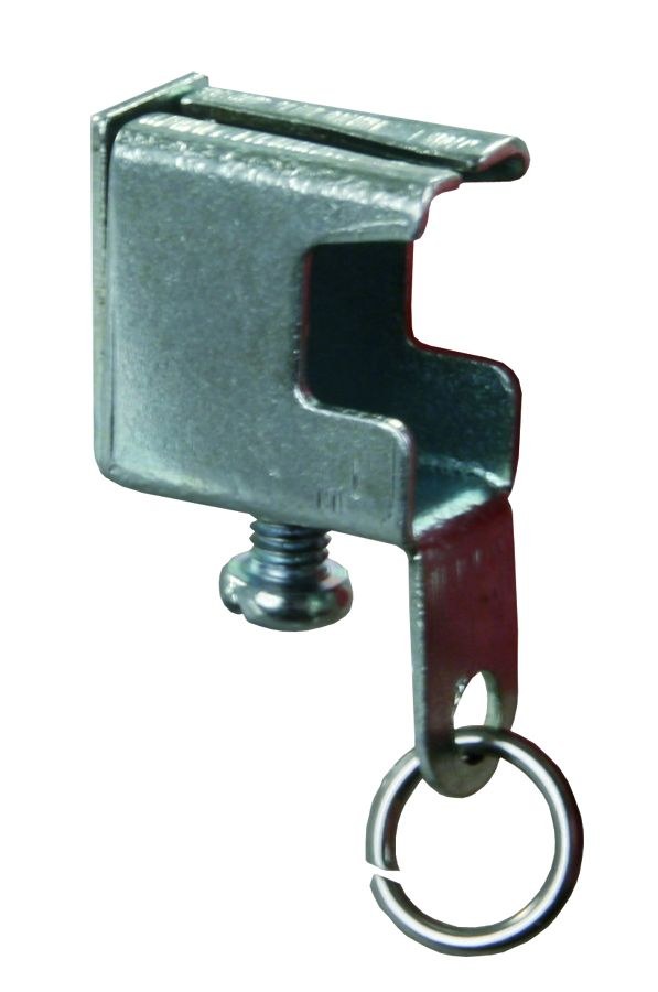 JR Products Window Curtain Track End Stop, Universal, Works with “i” Beam Curtain Track, Set of 2 – 81835