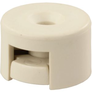 JR Products Window Shade Cord Retainer, Used on Day/ Night Shade Where Constant Tension on Cord Is Needed, Round, Set of 2 – 81945